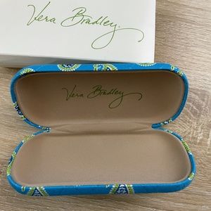 Vera Bradley NWT Hard Eyeglass Case Bermuda Blue